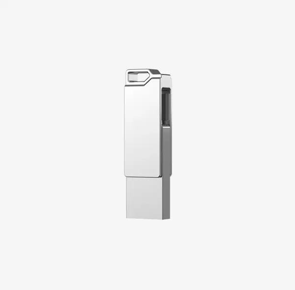 HikSemi Sync 256GB USB 3.2 OTG Type-C Flash Drive - Silver