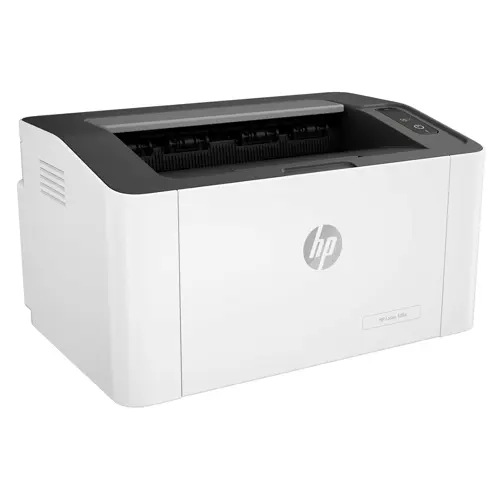 HP Laser 108A Monochrome Laser Printer, Single Function, Wired Print, Hi-Speed USB 2.0, Up to 21 PPM, 150-Sheet Input Tray, 100-Sheet Output Tray, 10,000-Page Duty Cycle, Black & White