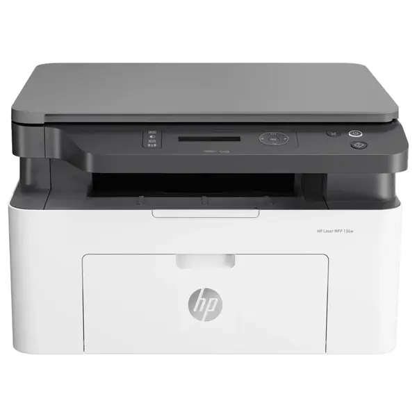 HP LaserJet MFP 136w Laser Printer, Print Copy Scan, Up To 20ppm, Wi-Fi, Black and White