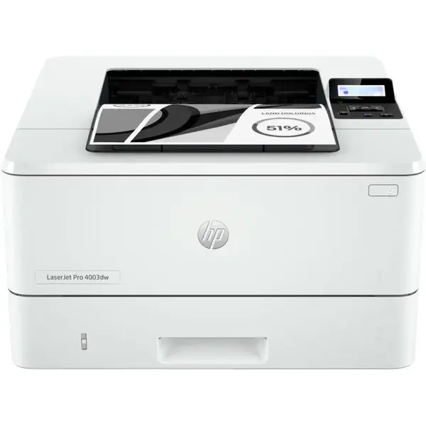 HP LaserJet Pro 4003DW Printer Duplex Wireless, Up To 42 PPM Black, White