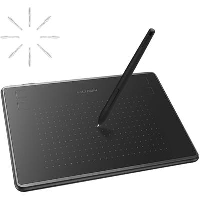 Huion H430P OSU Graphics Drawing Tablet with Battery-Free Stylus 4.8x3 inch Working Area 4 Press Keys Support Work from Home Distance Education Compatible with Android Linux Windows and Mac
