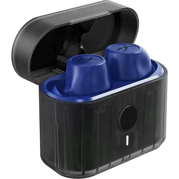 HyperX Cirro Buds Pro – True Wireless Earbuds, Active Noise Cancellation, ANC, Ambient Sound Mode, Low Latency, Bluetooth 5.2, IPX4, Fast Charge, PC, Nintendo Switch, Mobile - Blue