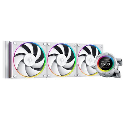 ID-Cooling SL360 LCD ARGB AIO 360mm Liquid CPU Cooler - White