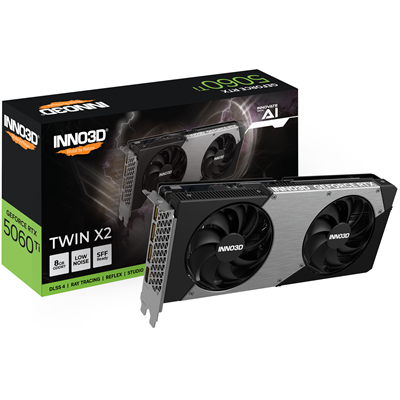 Inno3D GeForce RTX 5060 Ti 8GB Twin X2 GDDR7 Gaming Graphics Card