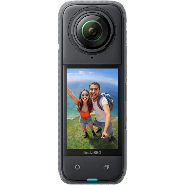 Insta360 X4 Standard Bundle - Waterproof 8K 360 Action Camera, 4K Wide-Angle Video, Invisible Selfie Stick Effect, Removable Lens Guards, 135 Min Battery Life, AI Editing, Stabilization