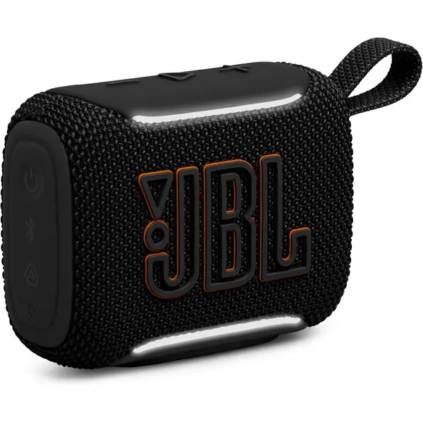 JBL Go 5 Portable Bluetooth Speaker, Waterproof and Dustproof - Dustproof Drop-Proof With up to 10 Hr Battery, Stereo Pairing, App Control For Pool, Beach, Outdoor Listening (Black)