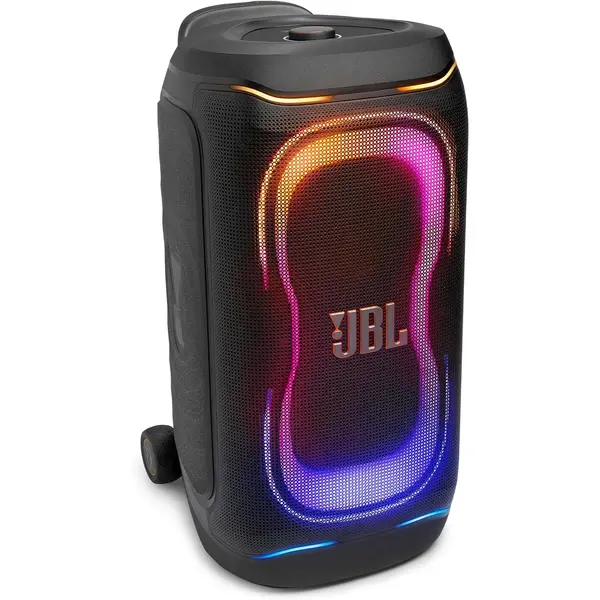 JBL PartyBox 330 Portable Party Speaker - Bring the Energy with JBL Legendary Sound, AI Sound Boost Makes Everything Hit Harder, Adaptive Futuristic Lightshow (Black)