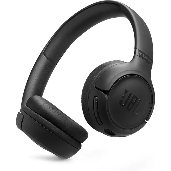 JBL Tune 530BT Wireless On-Ear Headphones with Bluetooth 6.0 - Powerful JBL Pure Bass Sound, 2 Beamforming Mics for Perfect Calls, Up to 76 Hours (45hrs Talk Time) & Multi-Point Connection (Black)