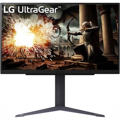 LG UltraGear 27GS75Q-B Gaming Monitor, 27 inch, 1440p, 180Hz (200Hz OC), 1ms Response Time, IPS Display, HDR 10, NVIDIA G-Sync compatible & AMD FreeSync, Smart Energy Saving, DisplayPort, HDMI