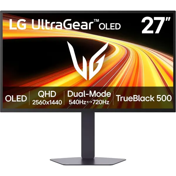 LG 27GX790B-B 27-inch UltraGear OLED QHD 540Hz 0.02ms TB500 Gaming Monitor - Dual Mode (QHD 540Hz/HD 720Hz), (2560 x 1440), NVIDIA G-Sync & AMD FreeSync Premium Pro, HDM 2.1, DP 2.1, USB-C