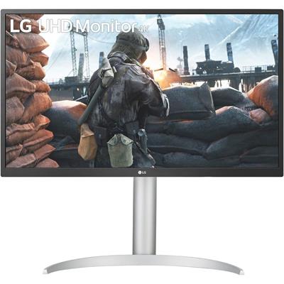 LG 27UP550N-W 27 inch Monitor with 4K UHD sRGB 98 percent IPS Display sRGB 98 Percent, HDR 10, USB Type-C (Up to 90W Power Delivery), HDMI, AMD Freesync, White - Open Box