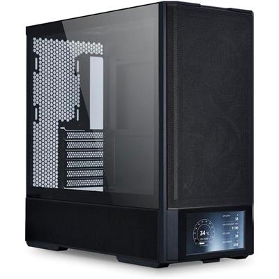 Lian Li Lancool 207 Digital ATX Computer Case w/Integrated LCD Screen, Mesh-Centric Panels Mid-Tower PC Case w/ 2 x 140x40x30mm PWM Fans, 2 x 140mm Fans Pre-Installed, Side or Rear-Mount PSU