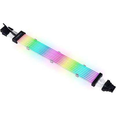 Lian Li Strimer Plus V2 12VHPWR to 12VHPWR 320mm Extension ARGB Cable, 8x Light Guide