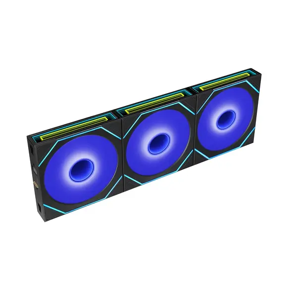 Lian Li UNI Fan SL-INF Flex 120mm Normal Blade ARGB Fan, 3 Pack, Controller Included, Black