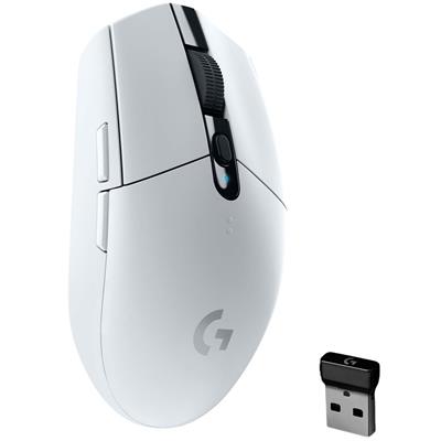 Logitech G304 (G305) Lightspeed Wireless Gaming Mouse, Hero Sensor, 12,000 DPI, Lightweight, 6 Programmable Buttons, 250h Battery Life, On-Board Memory, Compatible with PC/Mac - White
