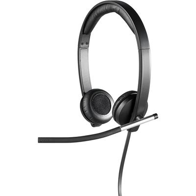 Logitech H650e Business Stereo Headset with Noise-Canceling Mic
