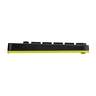 Logitech MK240 Nano Wireless Keyboard Mouse Combo - Black Chartreuse Yellow