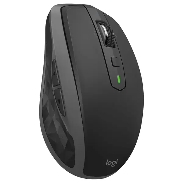 Logitech MX Anywhere 2S Bluetooth Edition Wireless Mouse, Multi-Surface with 4000 DPI, Hyper-Fast Scrolling and 7 Customisable Buttons (Graphite)