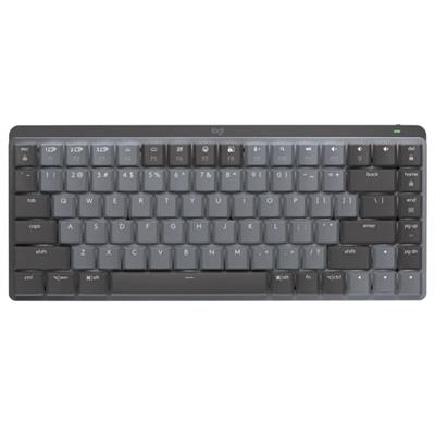 Logitech MX Mechanical Mini Wireless Illuminated Keyboard, Clicky Switches, Backlit, Bluetooth, USB-C, macOS, Windows, Linux, iOS, Android, Metal