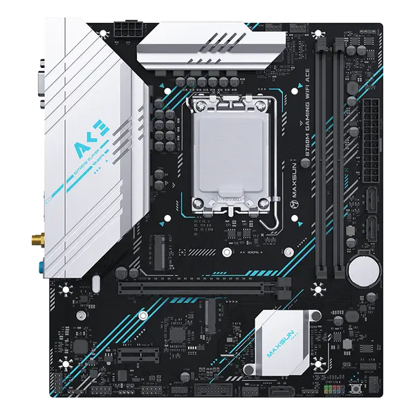 Maxsun B760M Gaming Wifi Ace DDR5 Intel 12/13/14th Gen microATX Motherboard