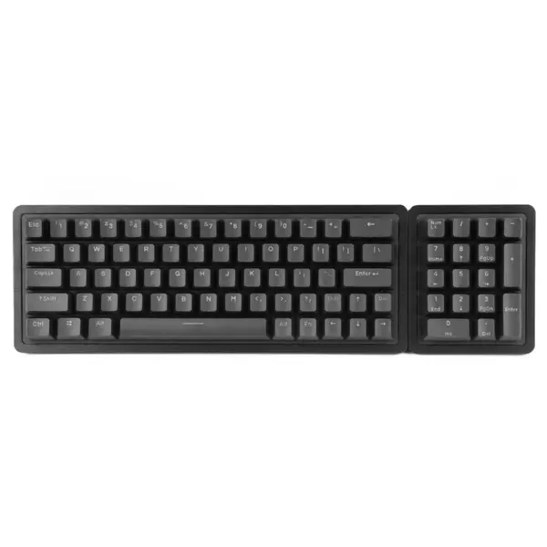 Mountain Everest 60 Compact RGB Mechanical Keyboard, 64-Key Layout, Aluminum Frame, Hot-Swappable, NKRO, PBT Double-Shot Keycaps, USB-C – Midnight Black