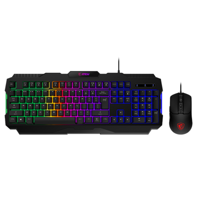 MSI Forge GK100 RGB Gaming Keyboard Mouse Combo