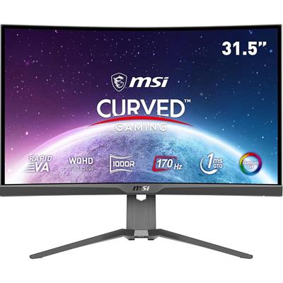MSI MAG 325CQRF-QD - 170Hz 2K 1440p QHD VA 32" Curved Gaming Monitor