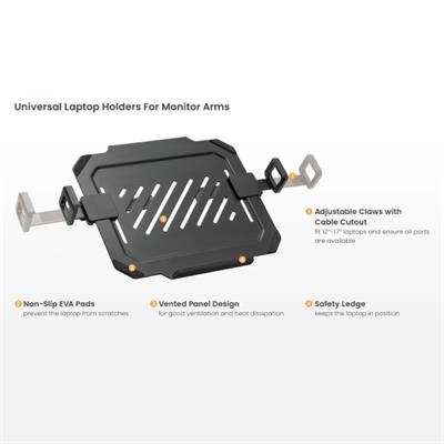 MXG LH-01 Universal Laptop Holder for Monitor Arms