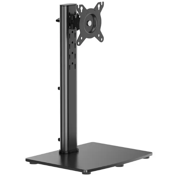 MXG MS-01 Ergonomic Height Adjustable Monitor Stand with Tempered Glass Base & Cable Management (Supports 17-inch to 34-inch Monitors)