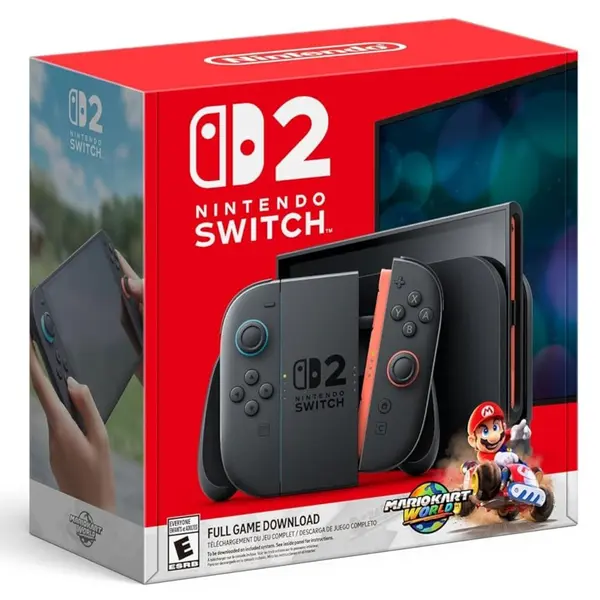 Nintendo Switch 2 Gaming Console + Mario Kart World Bundle