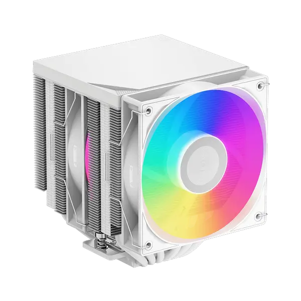 PCCooler RT620Pro TC ARGB Dual Tower CPU Air Cooler - White