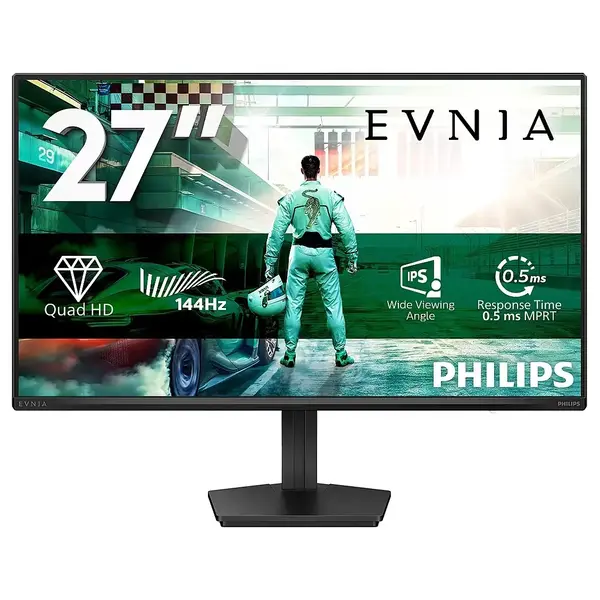 Philips 27M2N3500NF 27 inch WQHD Monitor 144Hz, IPS Panel, Adaptive Sync, HDR10, G-Sync Compatible, (2560x1440 HDMI 1x 2.0 DP 1.4 USB Hub)