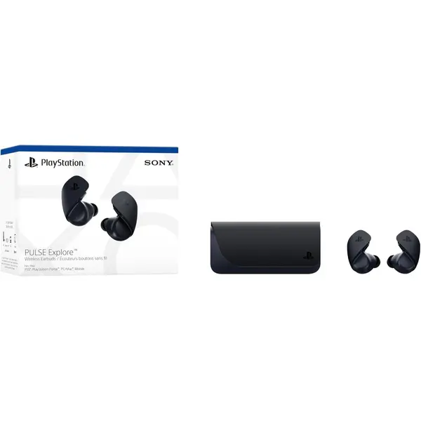 PlayStation Pulse Explore Wireless Earbuds - Midnight Black
