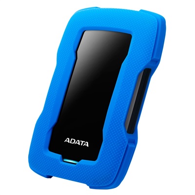 Adata HD330 1TB USB 3.1 Shock-Resistant Extra Slim External Hard Drive HDD – Black/Blue