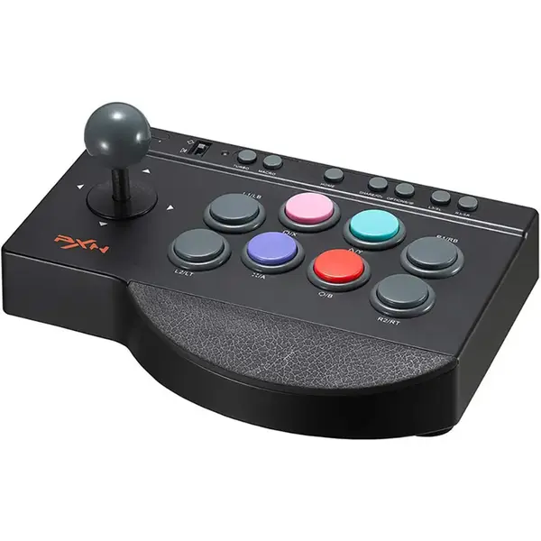 PXN 0082 Arcade Stick PC Street Fighter USB Arcade Stick, Compatible with Xbox One, Xbox Series, PS3, PS4, Switch, and Window PC