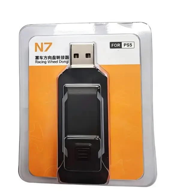 PXN N7 Racing Wheel Converter Wireless Receiver USB Bluetooth for PS5 of V9/V9 Gen2/V99 Steering Wheel
