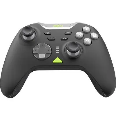 PXN P5 PC Gaming Controller, 2.4G Wireless Gaming Controller, Hall Effect Joystick, Hall Triggers, Dual Vibrators, APP, POM, Wake-up, 4-Macro, 3-Mode (2.4G/BT/SW), for PC, Switch, Android, iOS (Black)
