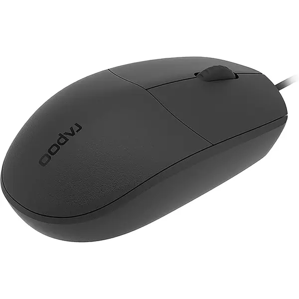 Rapoo N200 Wired Optical Silent Mouse - Black