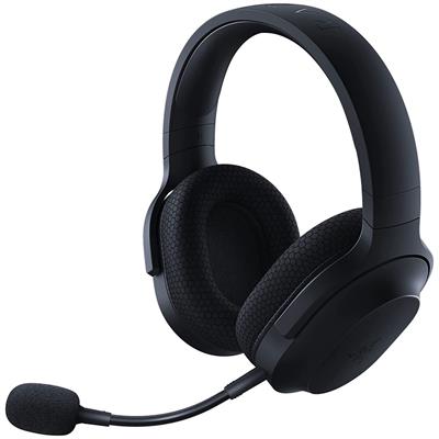 Razer Barracuda X (2022) Wireless Gaming & Mobile Headset (PC, PlayStation, Switch, Android, iOS): 2.4GHz Wireless + Bluetooth, Lightweight, 40mm Drivers, Detachable Mic, 50 Hr Battery - Black (Brown Razer Box)