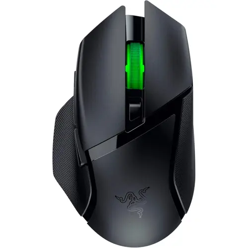 Razer Basilisk V3 X HyperSpeed Customizable Wireless Gaming Mouse: Mechanical Switches, Gen-2-5G Advanced 18K Optical Sensor, Chroma RGB, 9 Programmable Controls, 535 Hr Battery - Classic Black (Without Box)