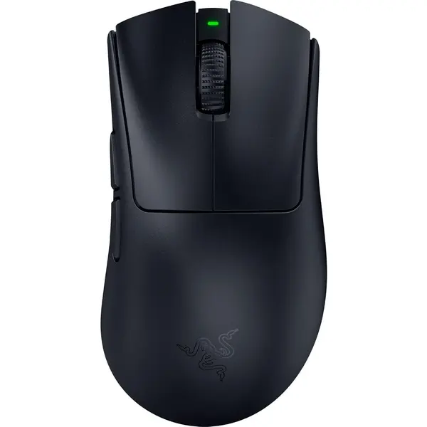 Razer DeathAdder V4 Pro Wireless Gaming Mouse — Ultra-Lightweight 56g, 45K DPI Optical Sensor and Scroll Wheel, 8000Hz HyperPolling, Up to 150 Hr Battery, USB-C Charging, for PC, Laptop — Black