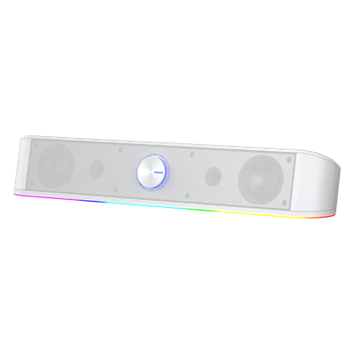 Redragon GS560 Adiemus RGB Desktop Gaming Soundbar - White