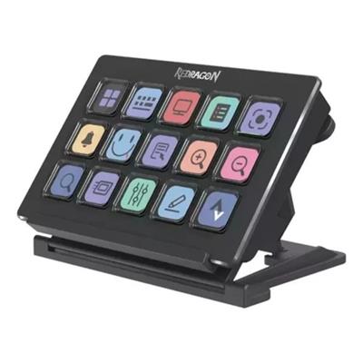 Redragon Streamcraft SS-550 15 Customizable LCD Keys Stream Deck for Gamers/Streamers