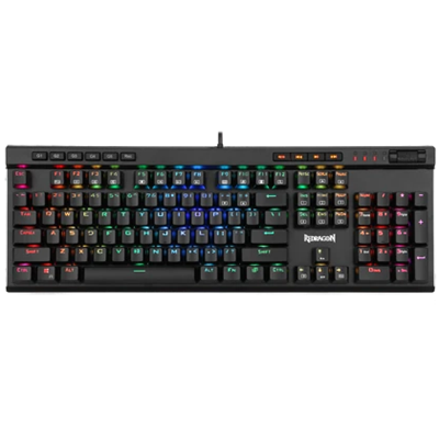Redragon K580 VATA RGB Mechanical Gaming Keyboard - Black (Blue Switches)