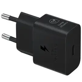 Samsung 25W 2-Pin Low Standby Wall Charger Power Adapter, Super Fast Charging, Compact Design, Energy Efficient, Compatible with Galaxy and USB Type C Devices, Mix Color