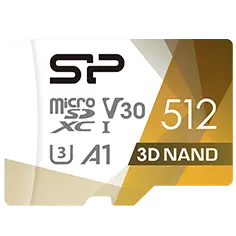 Silicon Power Superior Pro Colorful 512GB microSDXC 3D NAND Memory Card