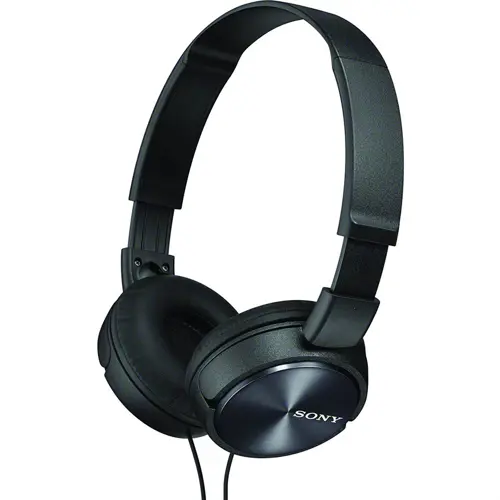 Sony MDR-ZX310AP ZX Series Wired On Ear Headphones with Mic, Black