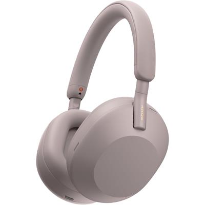 Sony WH-1000XM5 Premium Noise Canceling Wireless Headphones, Auto NC Optimizer, 30-Hour Battery, Alexa Voice Control, Smoky Pink