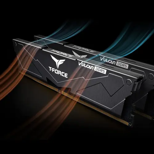 TeamGroup T-Force Vulcan 64GB (2x32GB) 6000MHz (PC5-48000) CL38 DDR5 Intel XMP 3.0 & AMD Expo Compatible Desktop Memory Ram Black