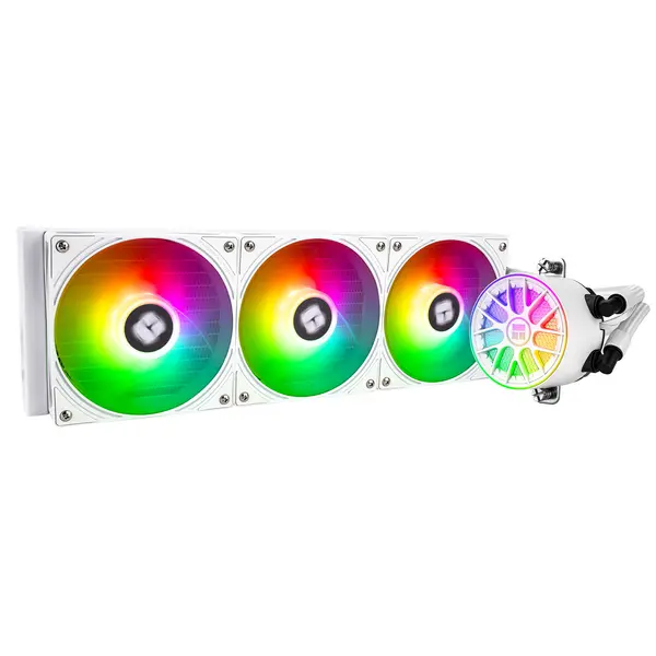 Thermalright Aqua Elite 360 V6 ARGB White CPU Liquid Cooler, 360 Cooling Row Size,3x120mm Water Radiator AIO CPU Cooler